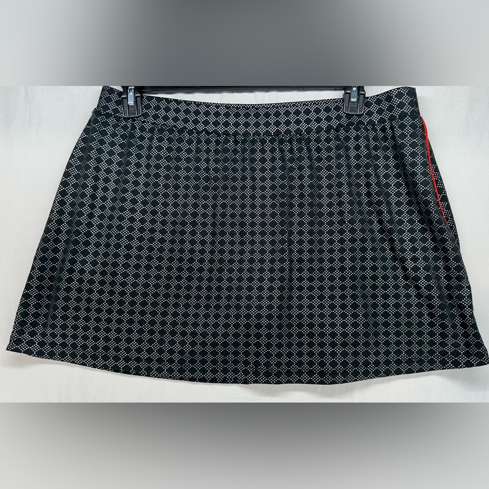 Tail Tennis Golf Pickleball Skort Skirt Black‎ Metallic Gray Geometic Size Large